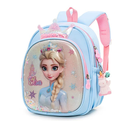 Frozen Princess Elsa 3D Hard Shell Kids Backpack