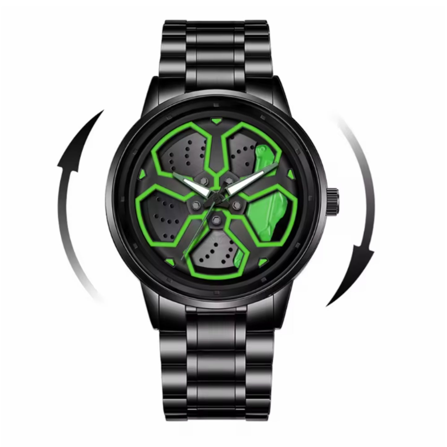 Radial Caliper GT Matt Black Quartz Wristwatch