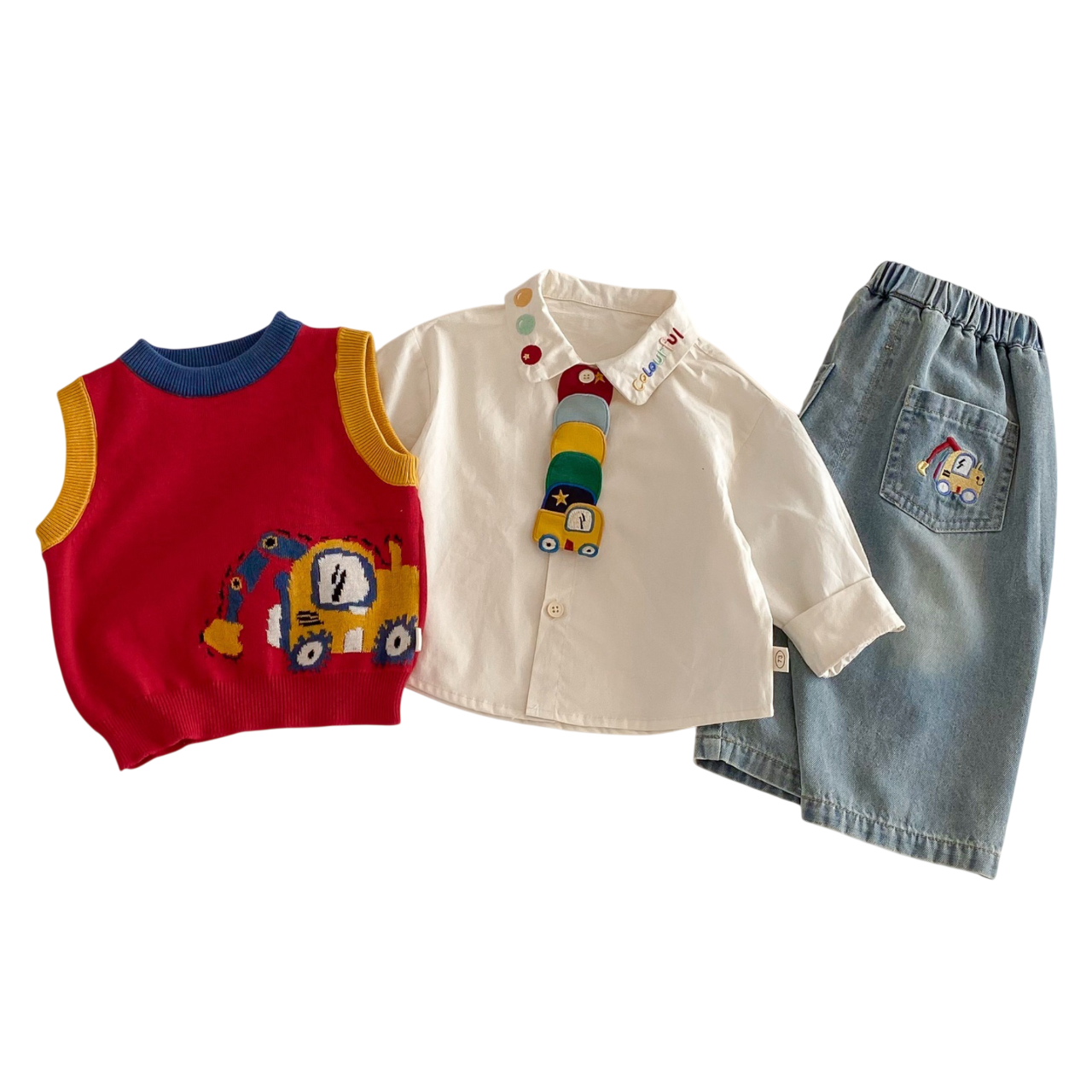 The Master Builder 3-Piece Outfit Set with Tie
