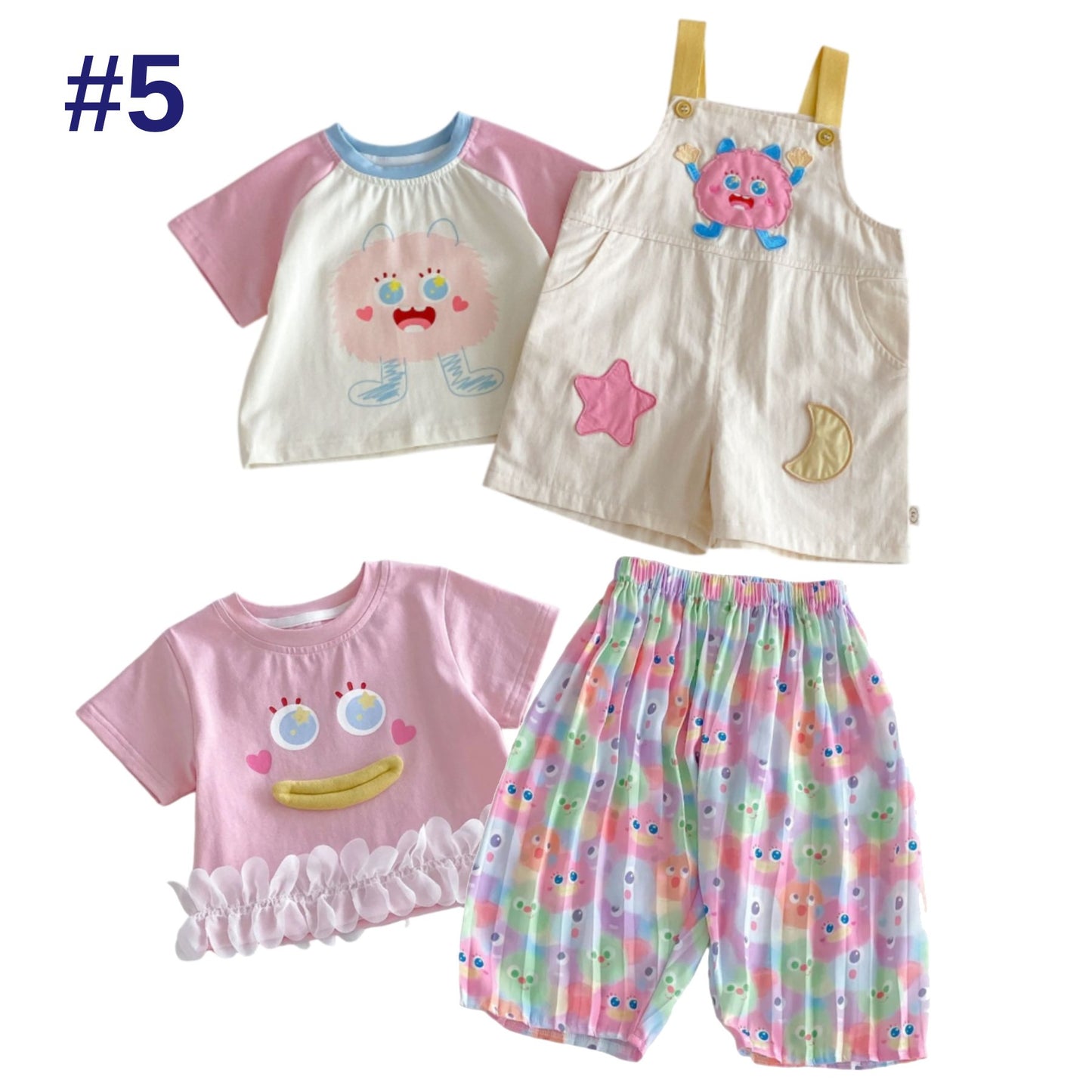 Girls Winkie Monster Outfit Set