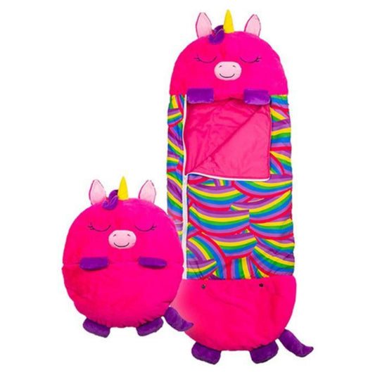 Zip & Zzz's Children's Cartoon Sleeping Bag - Hot Pink Unicorn