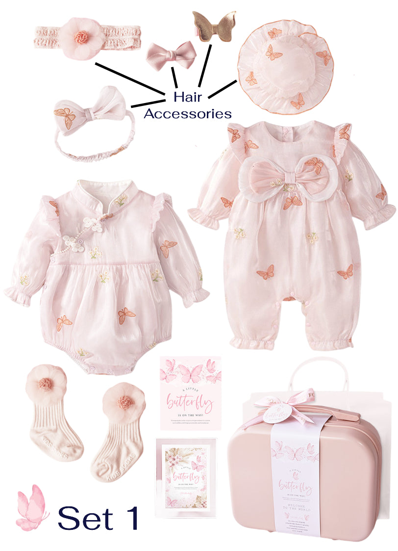 Baby Girl Butterfly Gift Set