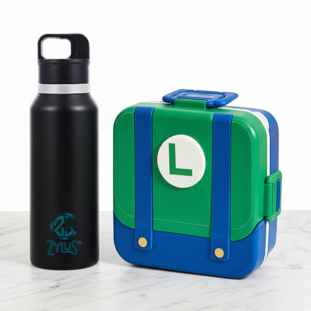 Cute Lunch Box and 550ml Water Bottle Set
