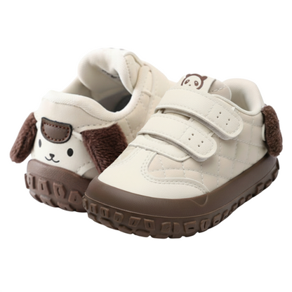 Children's Floppy-Ear Quilted Shoes - Yellow