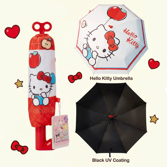 Hello Kitty Red Folding Boot Umbrella