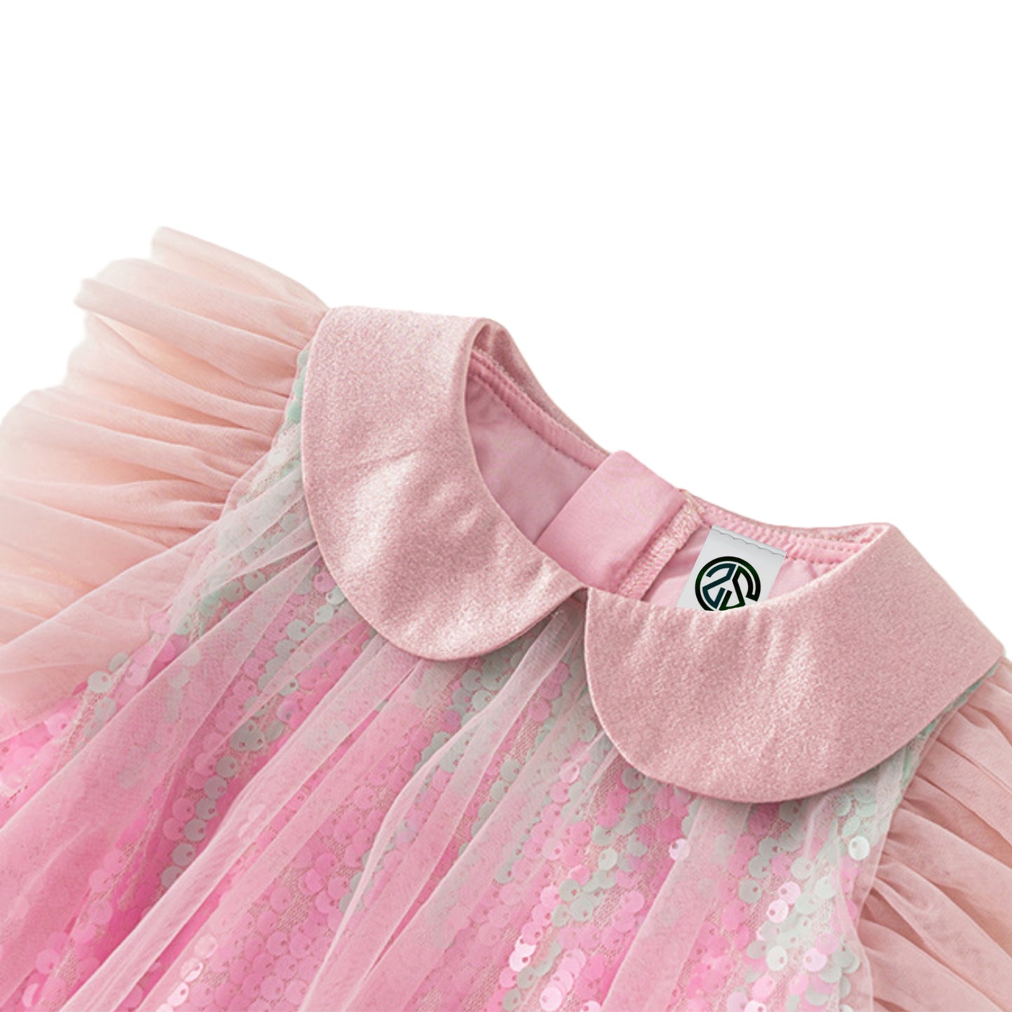Girls Gradient Fairy Sequin Dress