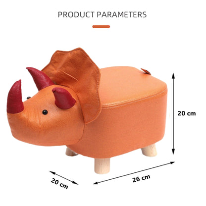 Triceratops Animal Children's Ottoman Footstool