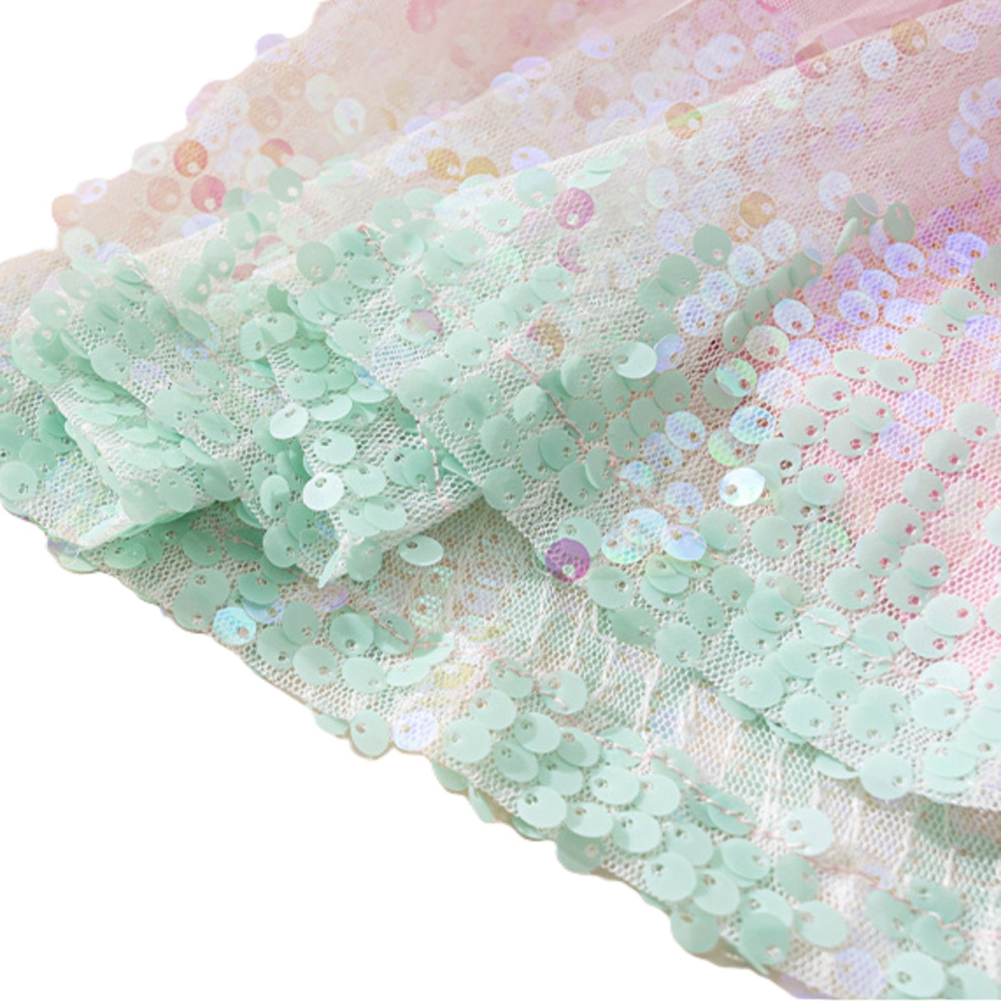 Girls Gradient Fairy Sequin Dress