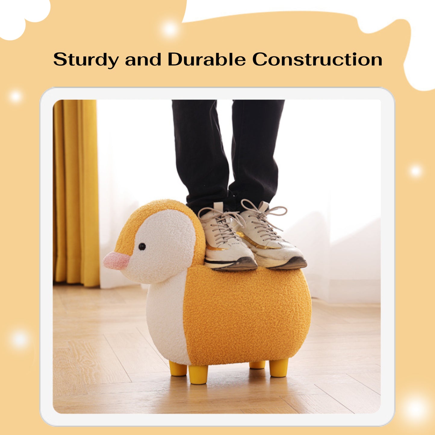 Penguin Animal Children's Ottoman Footstool