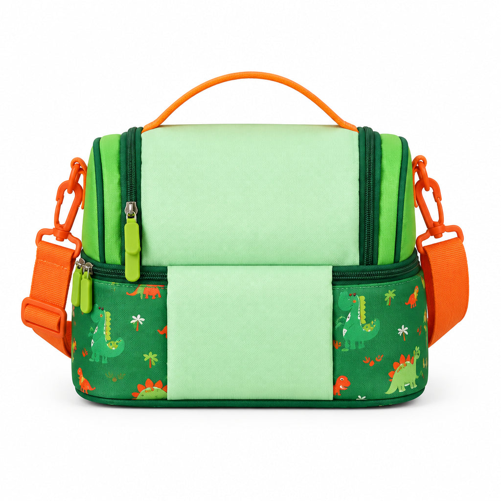 Supercute Super Dino School Backpack & Lunch Bag Set