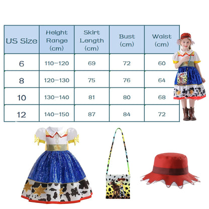 Toy Story Jessie Cowgirl Sequins Costume Dress