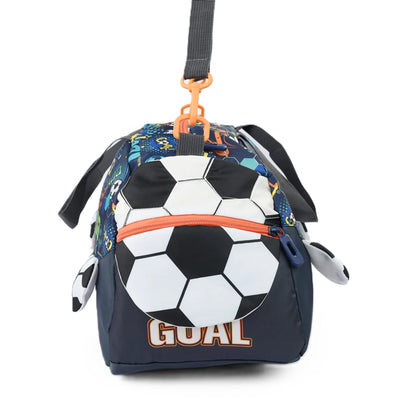2-Piece Kids 3D Soccer Backpack & Duffel Bag Travel Set