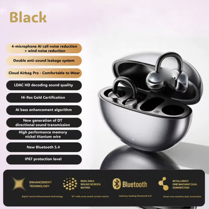 Melody CloudClip Wireless Earbuds, Bluetooth, and Ultra-Long Battery Life