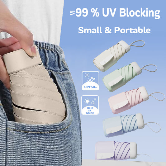 UPF50+ Ultra Compact Flat-Folding Umbrella