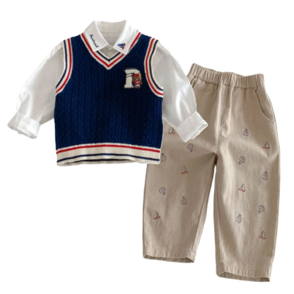 The Little Sailor Collection Kids 2-Piece & 3-Piece Outfit Set