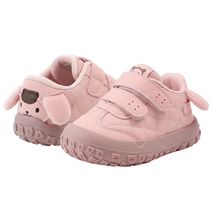 Children's Floppy-Ear Quilted Shoes - Yellow