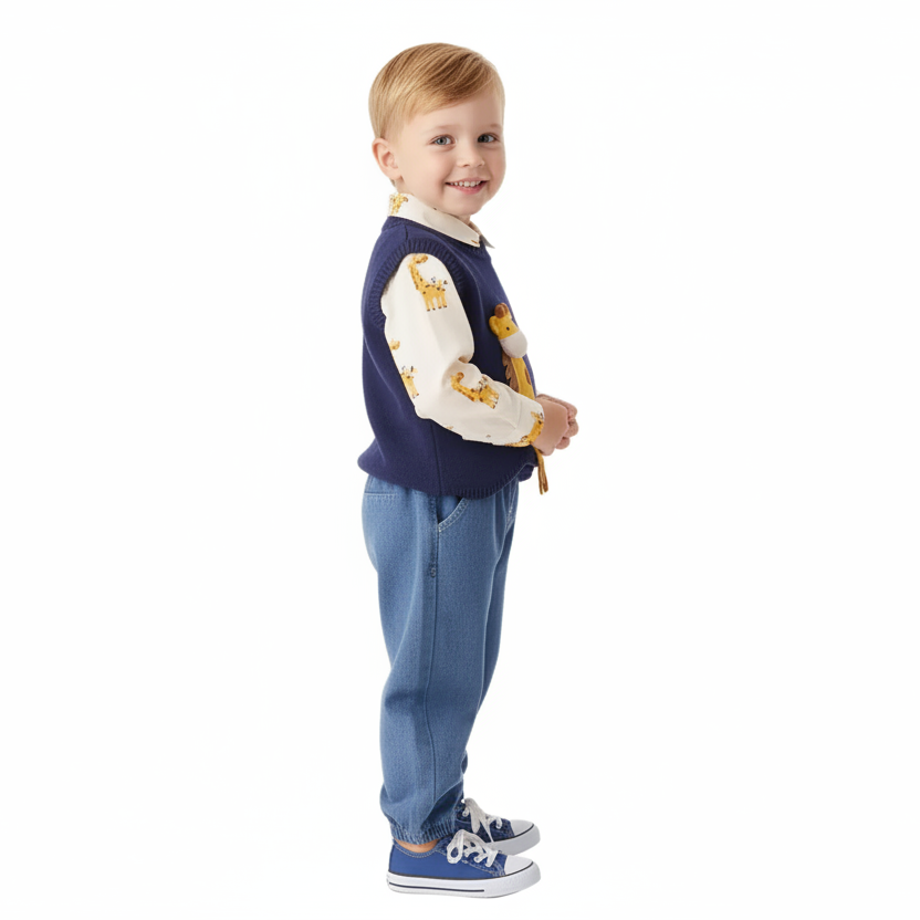 Boy's Geoffrey Spring & Autumn 3-Piece Outfit Set