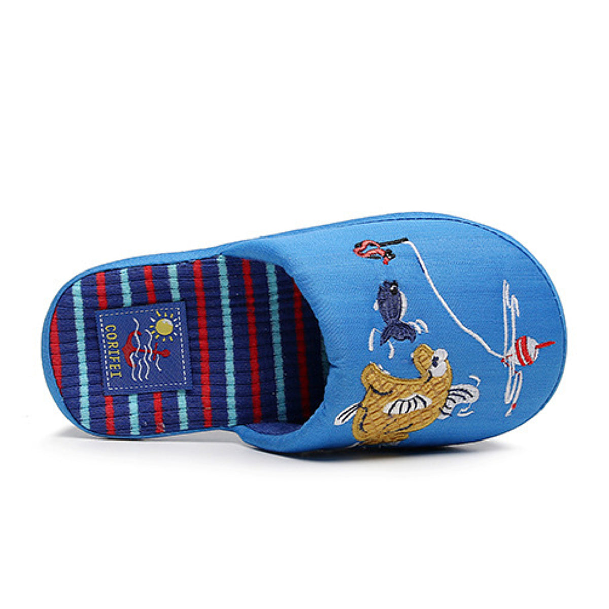 Children's Fin-tastic Fast Food Lunch Time Closed-Toe Home Slippers