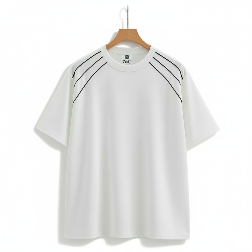 Men's Oversized Shoulder Padded T-Shirts