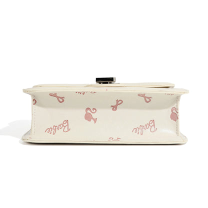 Barbie | Embossed Small Flap Crossbody Bag