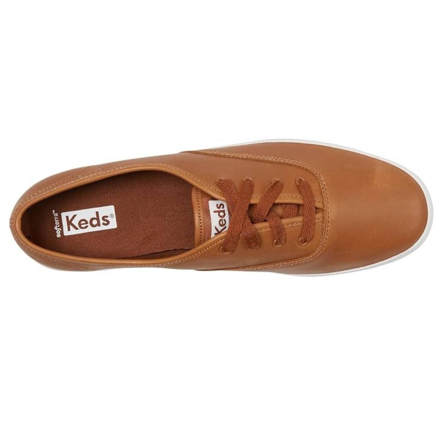 Keds Champion Leather Sneakers - Cognac