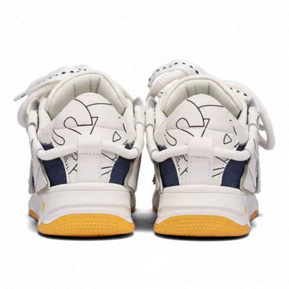 TALKING TOM | Graffiti Casual Sneakers - Blue/Yellow