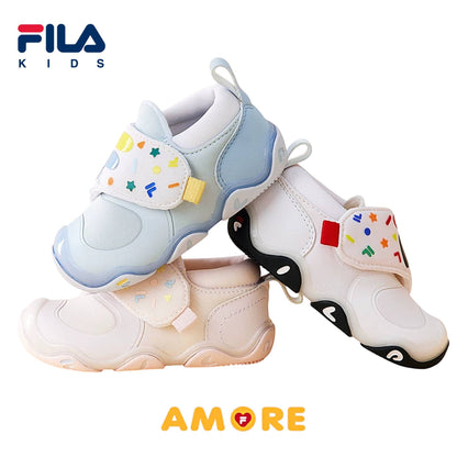FILA | KIDS AMORE Boys/Girl's First Walker Velcro Shoes