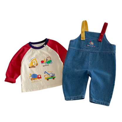 The Master Builder Kids 2-Piece Outfit Set