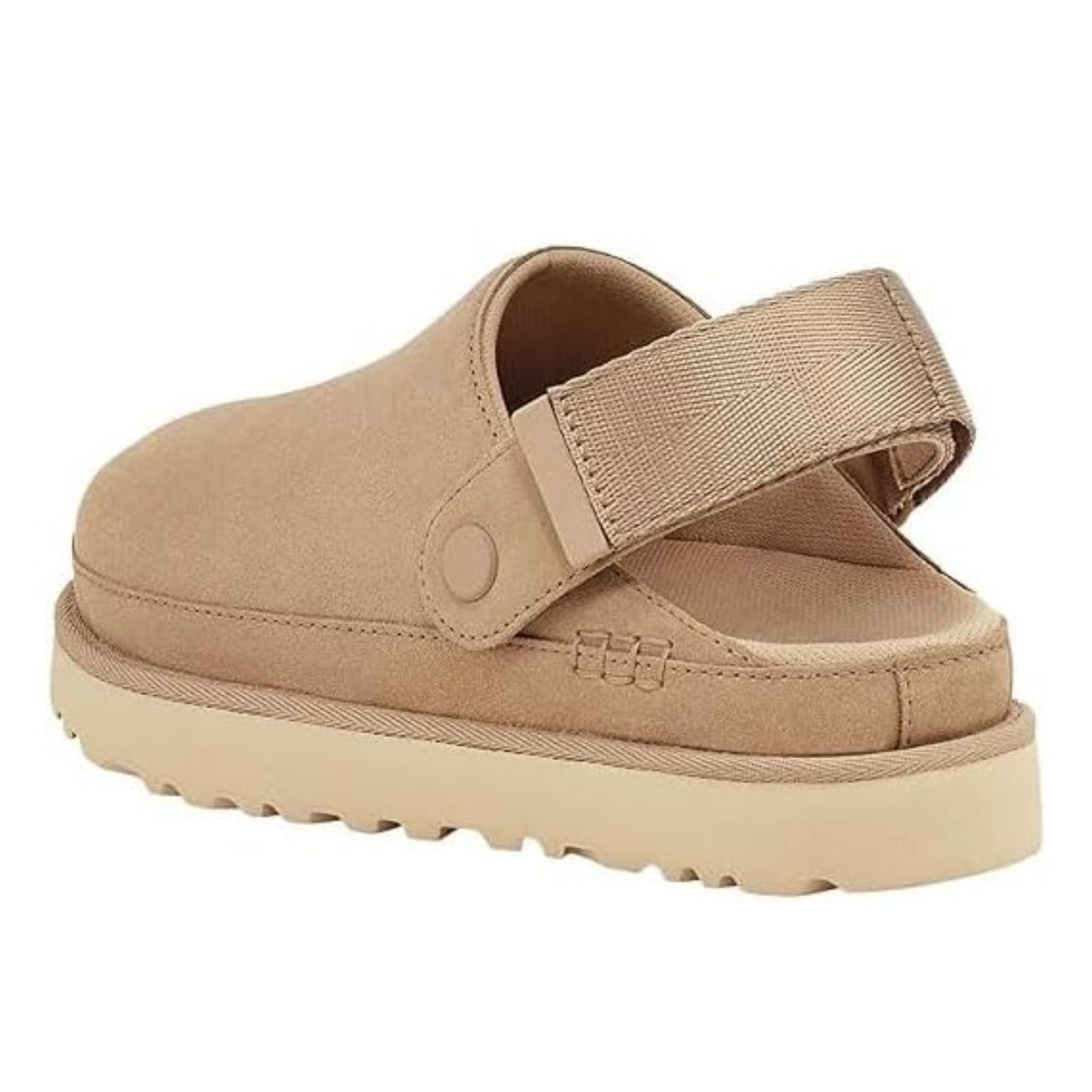 Women's Mulleus Cowhide Platform Sandals - Biege