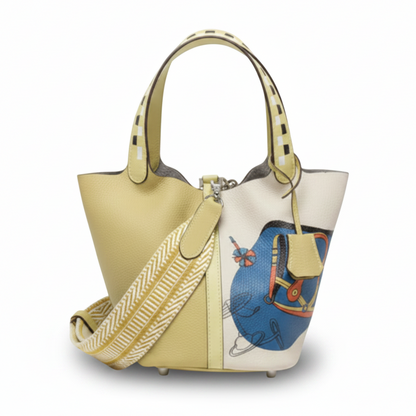 Women's Togo Cowhide Bucket Bag