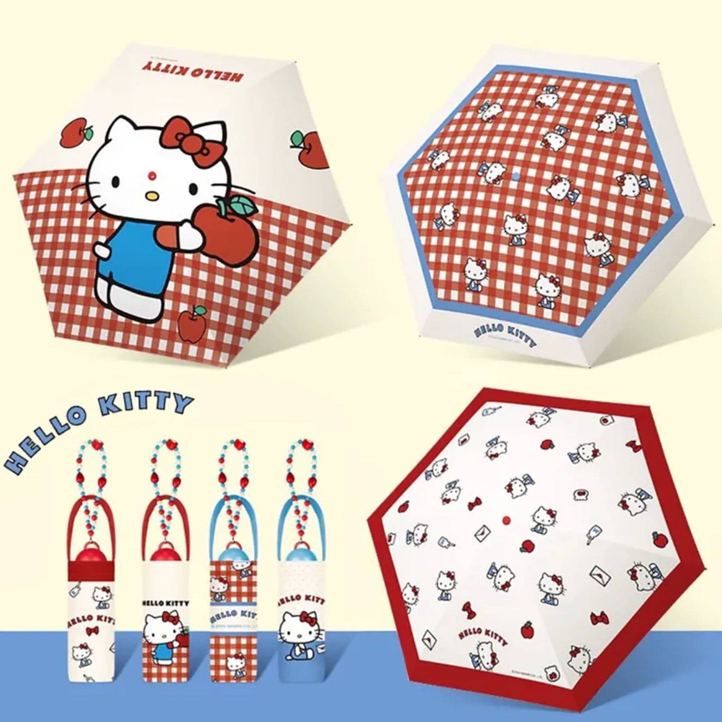 Sanrio Hello Kitty Compact Folding Umbrella