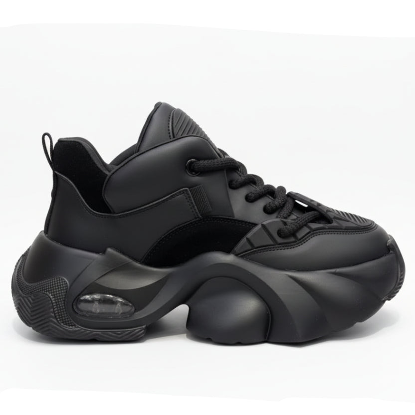 Men's Velocity Leather Shoes - Black