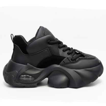 Men's Velocity Leather Shoes - Black