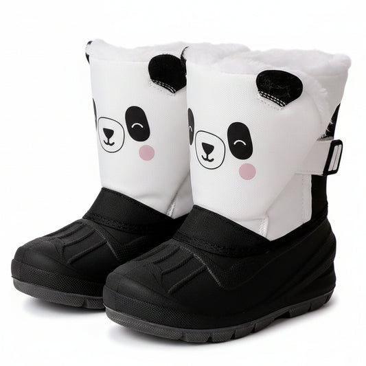 Children's Cute Cartoons Winter Hug Snow Boots - Panda