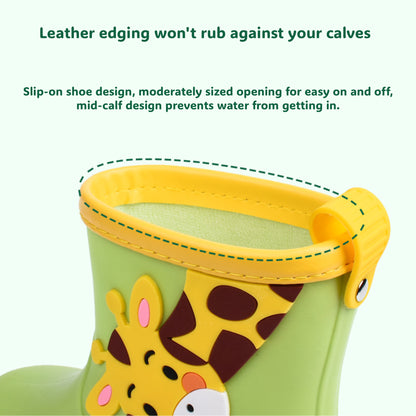 Zoo-ies Low Gumboots - Children's Anti Slip Rain Boots