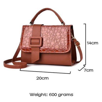Linear Buckle Crossbody / Handbag