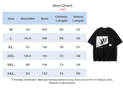 Men's Trendy Patchwork Oversized Short-Sleeve T-Shirt
