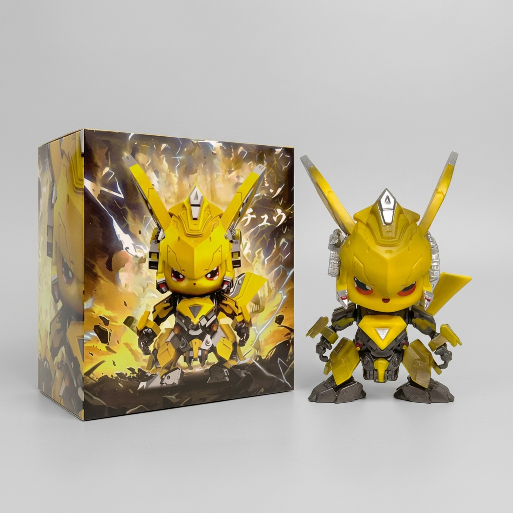 Pikachu X Bumblebee Mecha Pikachu Action Figure