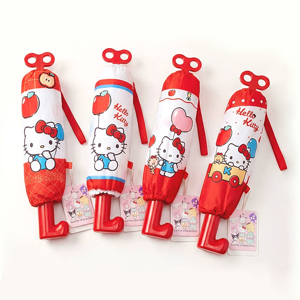 Hello Kitty Red Folding Boot Umbrella