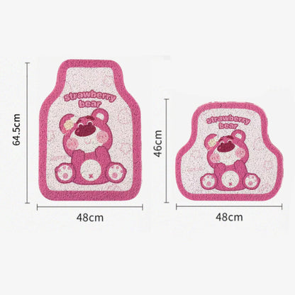 Adorable Lotso Bear Universal Non-Slip Car Floor Mats