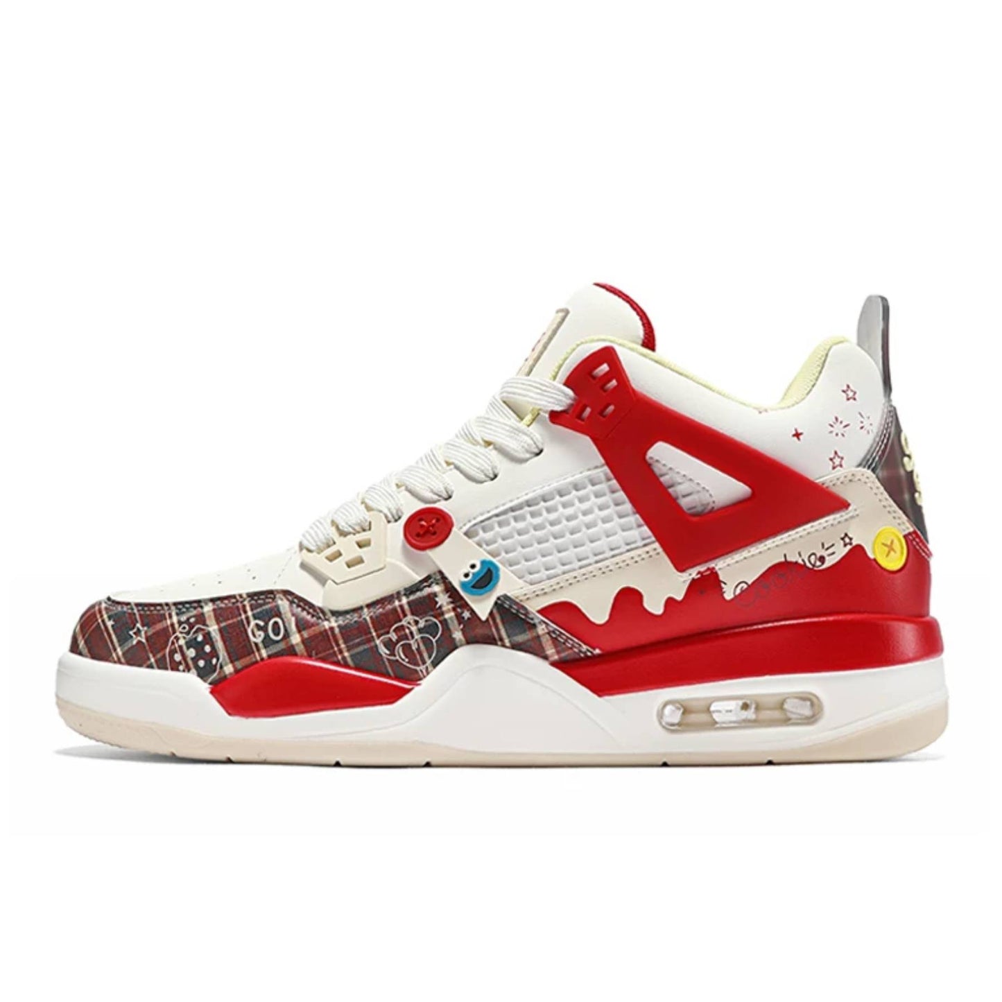 Sesame Street | Men's Basketball Shoes - Red