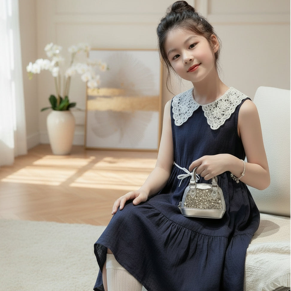 Midnight Sparkle Mini Crossbody Bag