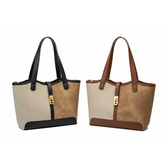 Heritage Bi-Tone Large Capacity Tote Bag