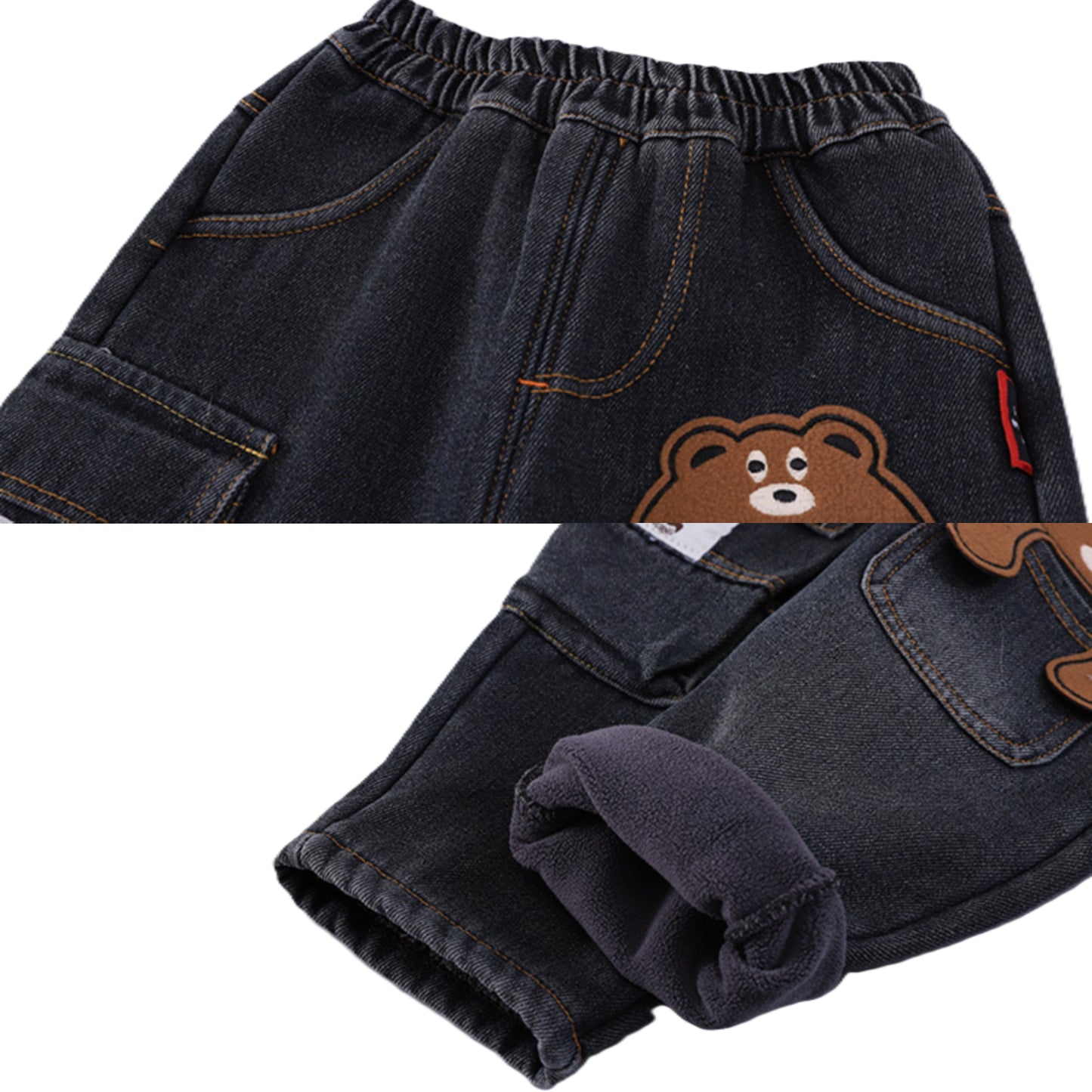 Boy's Honey-Bear Winter 3-Piece Outfit Set