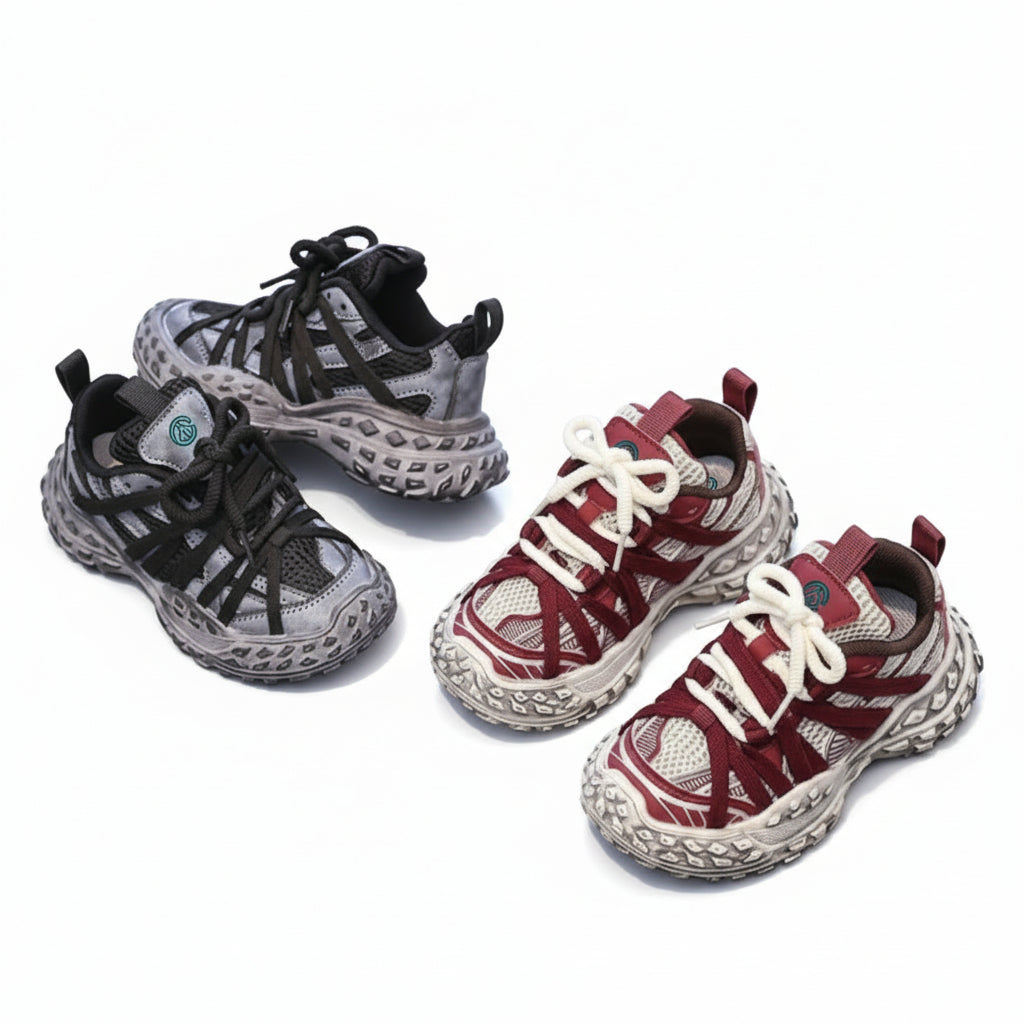 Children's Zoom Sneakers - Unisex (Red)