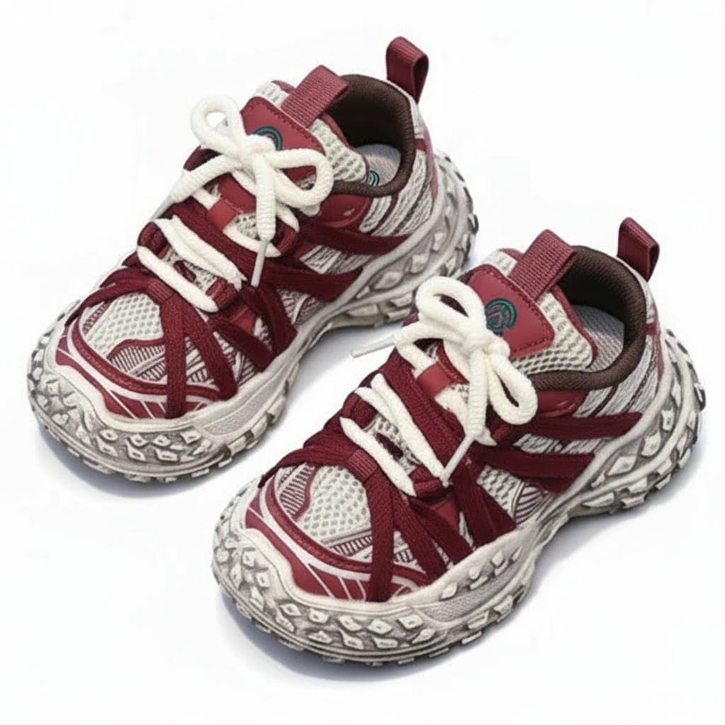 Children's Zoom Sneakers - Unisex (Red)