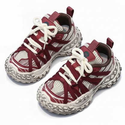 Children's Zoom Sneakers - Unisex (Red)