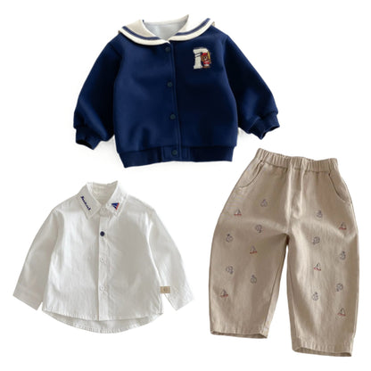 The Little Sailor Collection Kids 2-Piece & 3-Piece Outfit Set