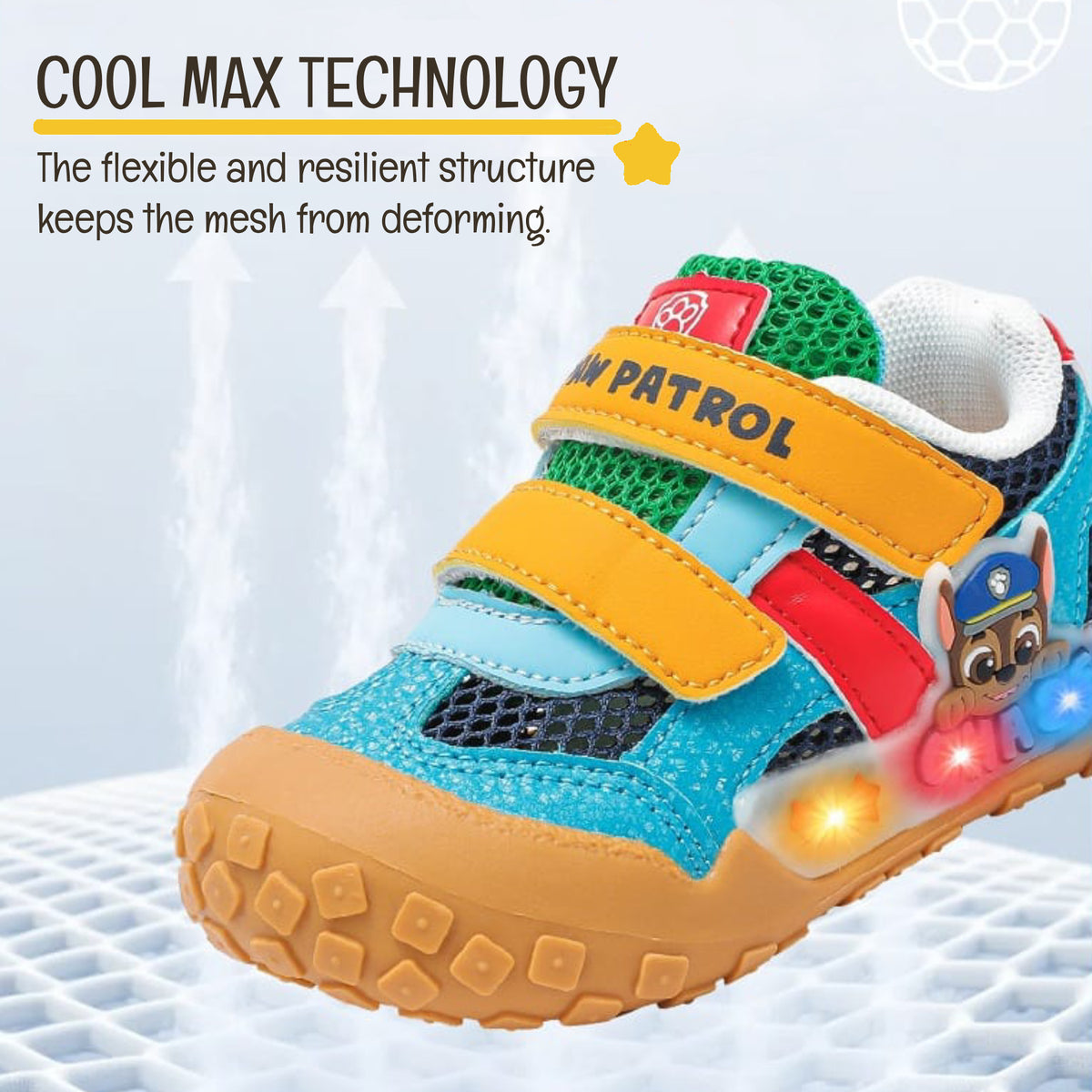 PAW Patrol Kids' Light-Up Breathable Sneakers