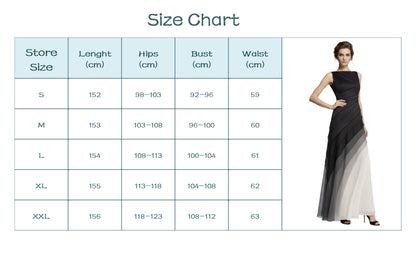 Ombré Layered Organza Maxi Dress